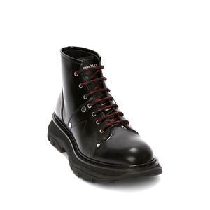 Alexander McQueen tread lace up boots